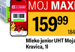 Mleko junior UHT Moja Kravica, 1l