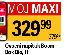 Ovseni napitak Boom Box Bio, 1l