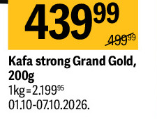 Kafa strong Grand Gold, 200g