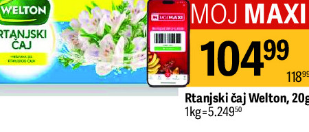 Rtanjski čaj Welton, 20g