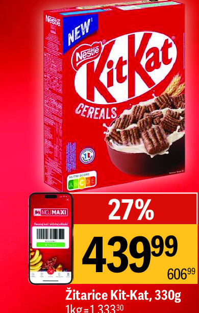 Žitarice Kit-Kat, 330g
