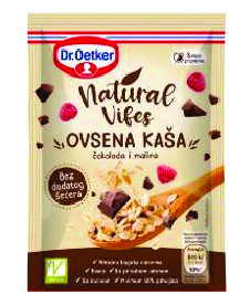 Ovsena kaša čoko malina Natural Vibe, 60g