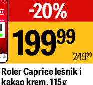 Roler Caprice lešnik i kakao krem, 115g