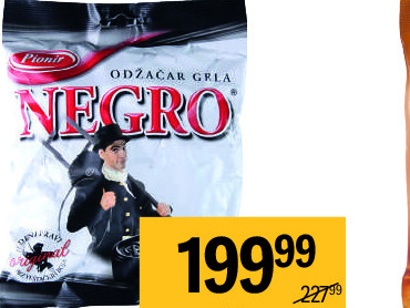 Bombona tvrda Negro, 200g