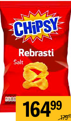 Čips slani rebrasti XXL Chipsy, 140g