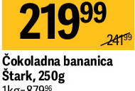 Čokoladna bananica Štark, 250g