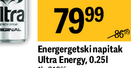 Energetski napitak Ultra Energy, 0.251