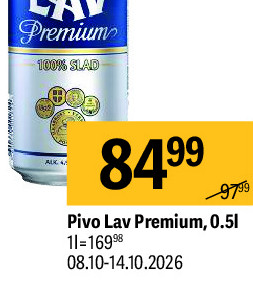 Pivo Lav Premium, 0.51
