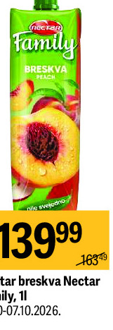 Nektar breskva Nectar Family, 1l