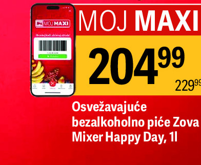 Osvežavajuće bezalkoholno piće Zova Mixer Happy Day, 11