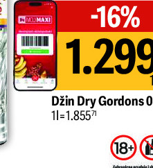 Džin Dry Gordons 0.71