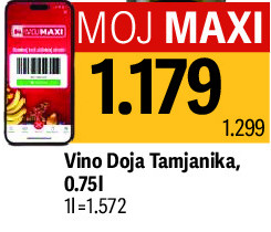 Vino Doja Tamjanika, 0.751