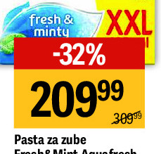 Pasta za zube Fresh&Mint Aquafresh, 125ml