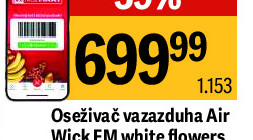 Oseživač vazazduha Air Wick FM white flowers refill, 250ml
