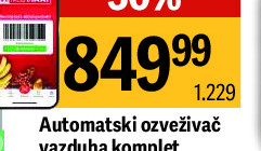 Automatski ozveživač vazduha komplet Frezija&jasmine AirWick, 250ml
