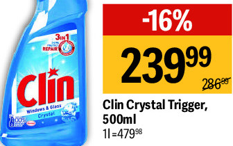 Clin Crystal Trigger, 500ml