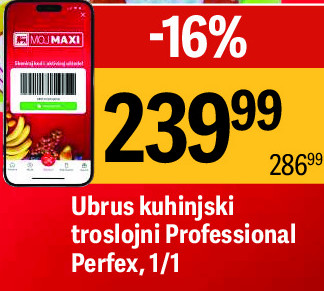Ubrus kuhinjski troslojni Professional Perfex, 1/1