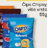 Čips Chipsy, više vrsta