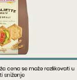 Keks Le sfogliette dorate integralni/sa maslinovim uljem Panealba