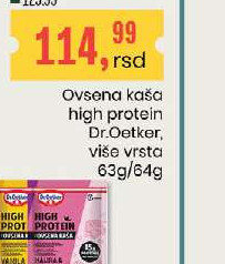 Ovsena kaša high protein