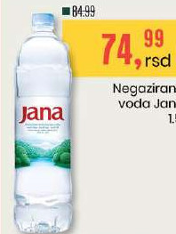 Negazirana voda Jana
