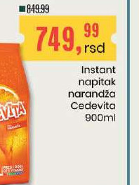 Instant napitak narandža Cedevita