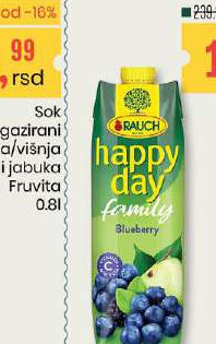 Sok borovnica Happy day family