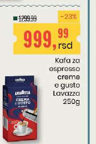 Kafa za espresso creme e gusto Lavazza