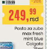 Pasta za zube max fresh mint blue