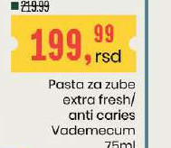 Pasta za zube extra fresh/ anti caries