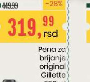 Pena za brijanje original
