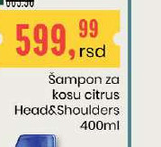 Šampon za kosu citrus