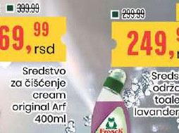 Sredstvo za čišćenje cream original Arf 400ml