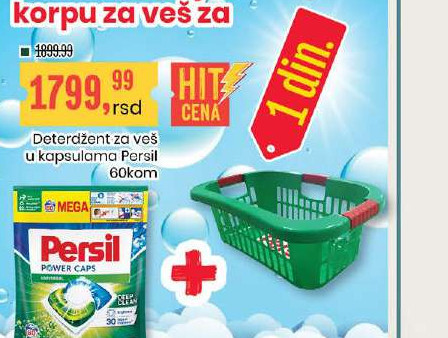 Deterdžent za veš u kapsulama Persil 60kom