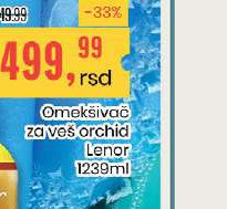 Omekšivač za veš orchid Lenor 1239ml