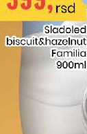 Sladoled biscuit&hazelnut Familia 900ml