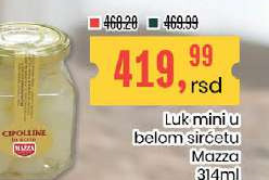 Luk mini u belom sirćetu Mazza