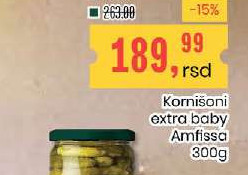 Kornišoni extra baby Amfissa