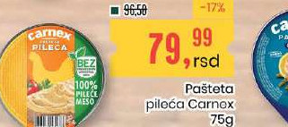 Pašteta pileća Carnex