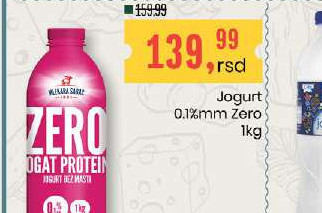 Jogurt 0.1%mm Zero 1kg