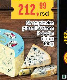 Sir sa plavim plesni 50%mm Paladin rinfuz 100g