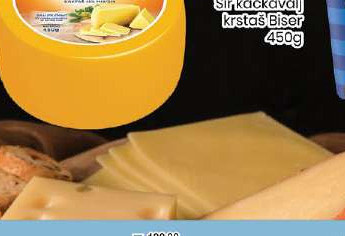 Sir kačkavalj krstaš Biser 450g