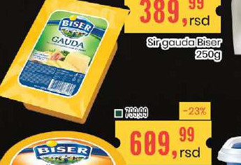 Sir gauda Biser 250g