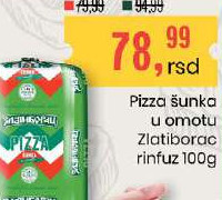 Pizza šunka u omotu