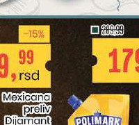 Mexicana preliv