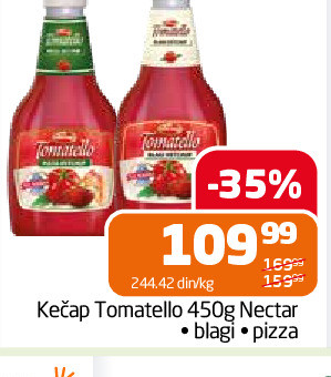 Kečap Tomatello 450g Nectar