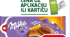 Keks Milka Choco 147g Dessert orange