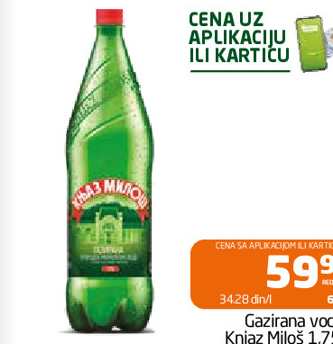 Gazirana voda Knjaz Miloš 1,751