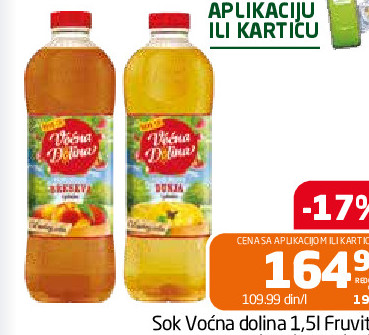 Sok Voćna dolina 1,51 Fruvita