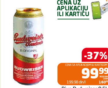 Pivo Budweiser 0,51